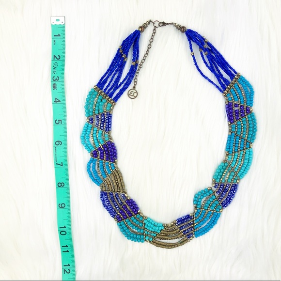 Shades of Blue Necklace - Picture 6 of 6